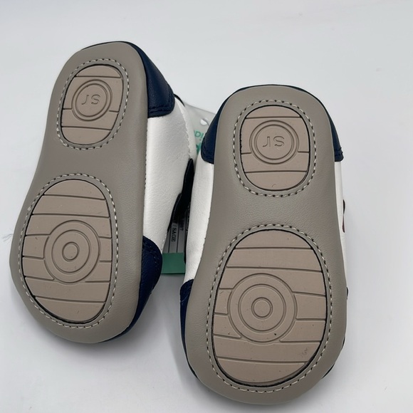 NWT Surprize by Stride Rite Infant Baby Boys Sneakers - Size 6-12M - White/Blue - Picture 5 of 11